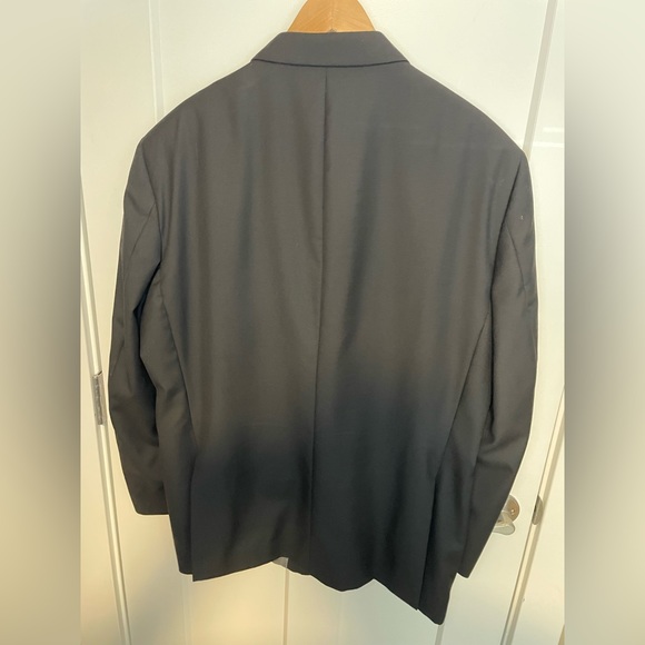 MENS PETER MILLAR SPORT COAT BLAZER JACKET BLACK SIZE 46R - Picture 7 of 9
